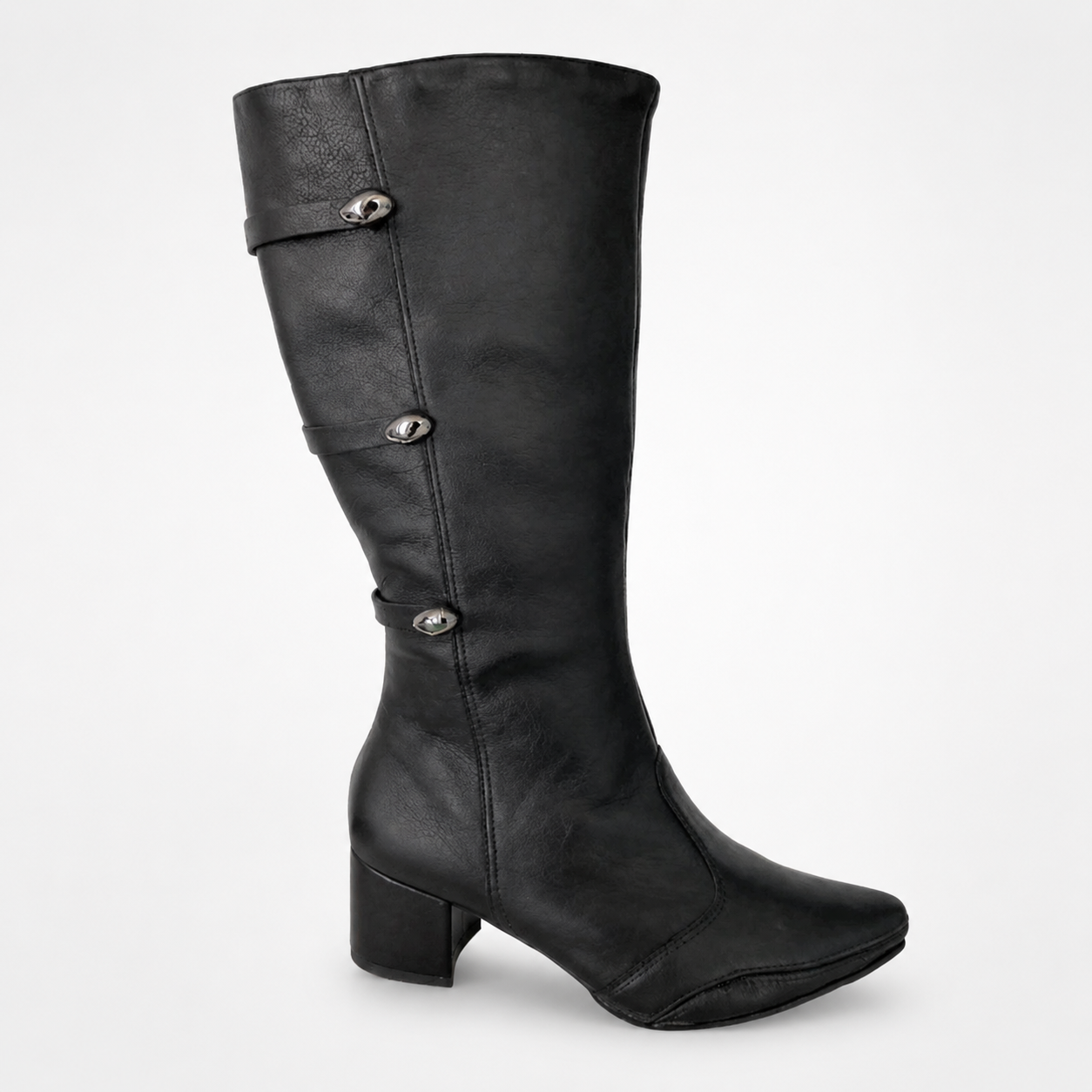 BOTA EM COURO FEMININA CANO LONGO RAMARIM