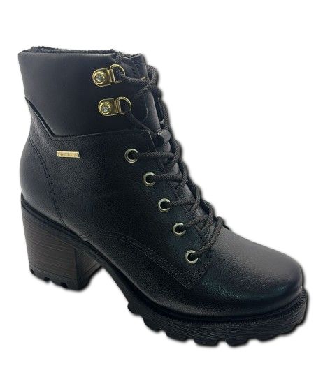 Bota Feminina Coturno Couro Pegada