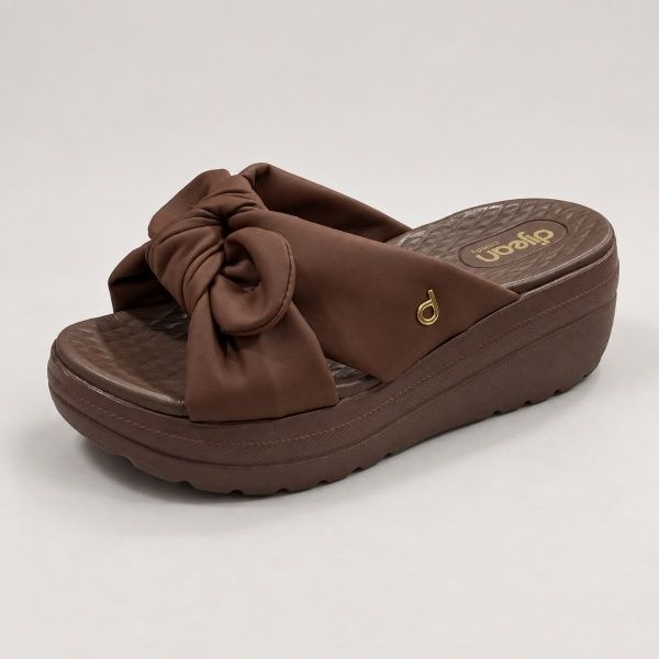 CHINELO PLATAFORMA COM LAÇO DIJEAN