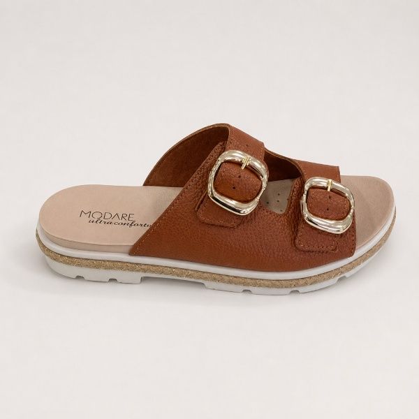 CHINELO FEMININO MODARE COM FIVELAS DOURADAS