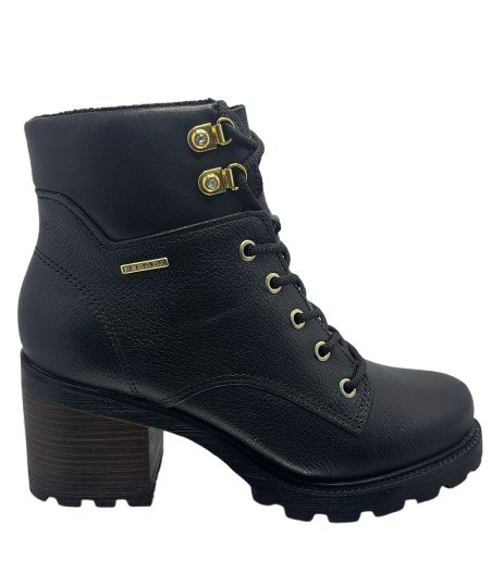 Bota Feminina Coturno Couro Pegada