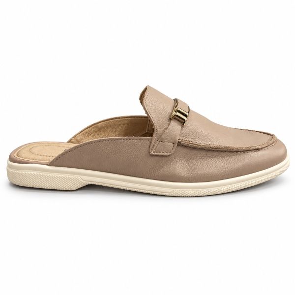 MULE EM COURO CONFORT FLEX